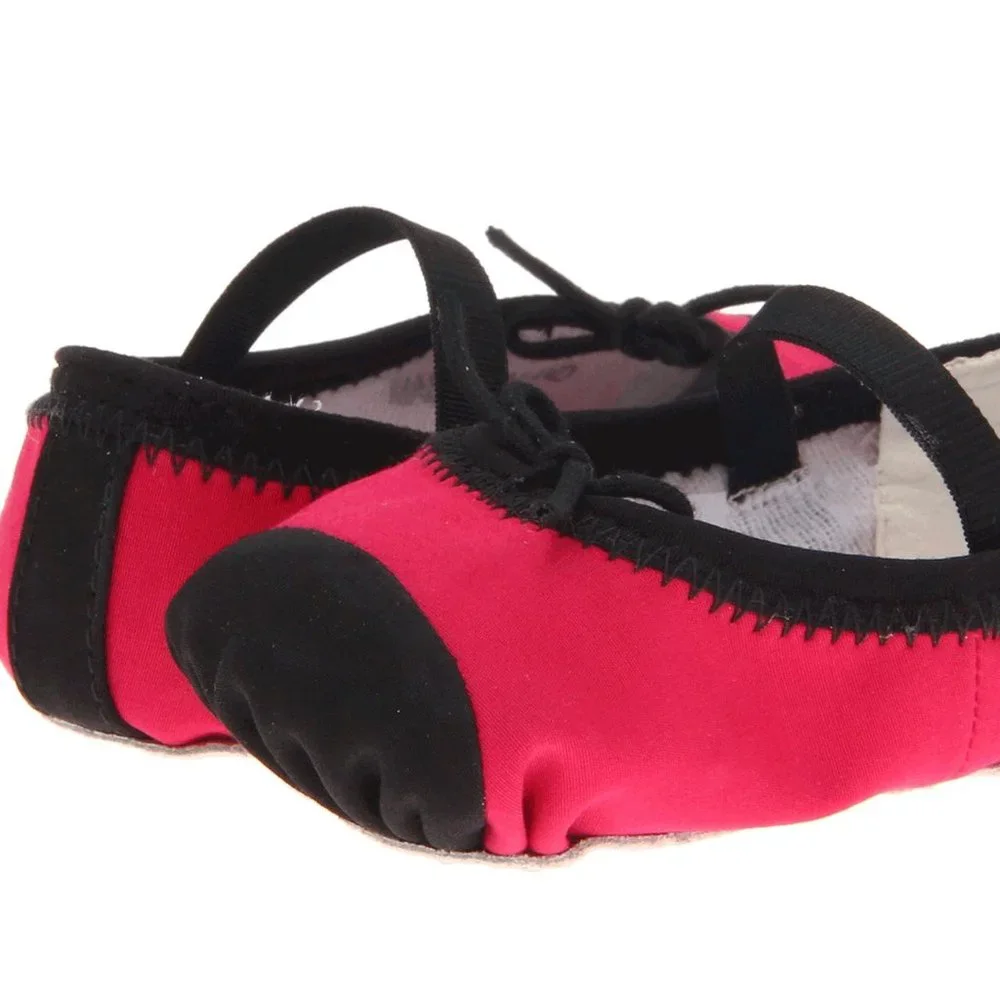 Bloch Kids Baby Infant Girl Pink Black Crib Shoes